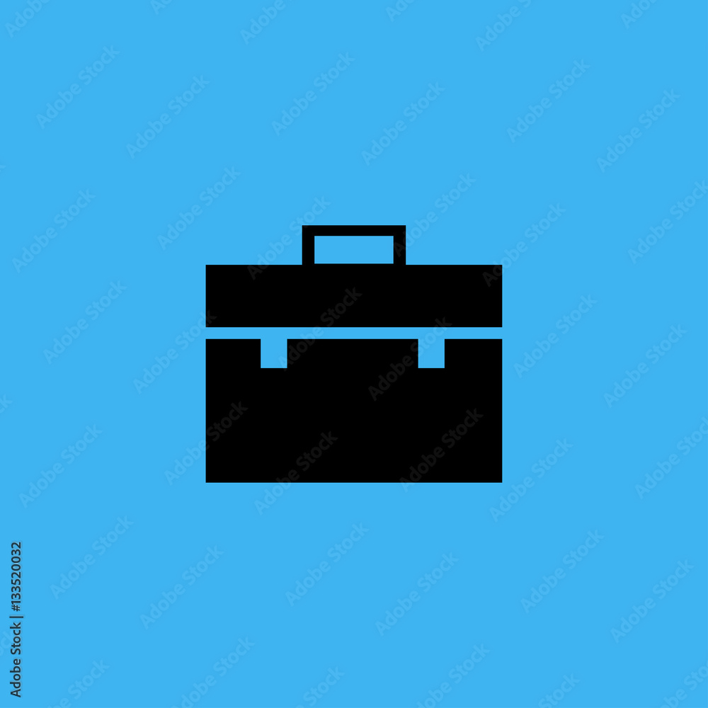 briefcase icon. flat design