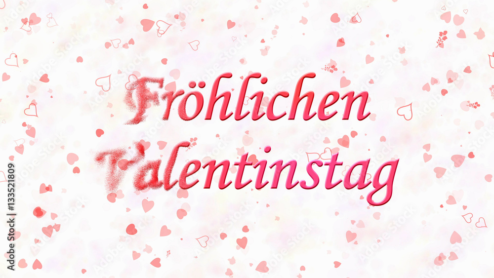 Happy Valentine's Day text in German Happy Valentine's Day text in German