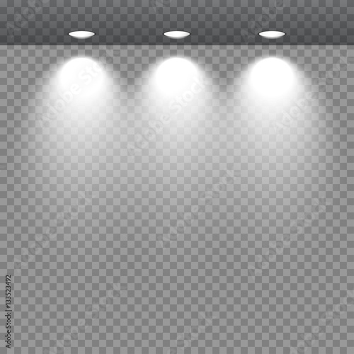 Spot lights showcas.