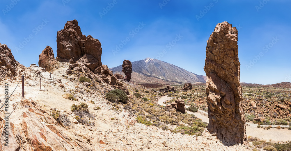 Fototapeta premium Volcanic rock in Tenerife