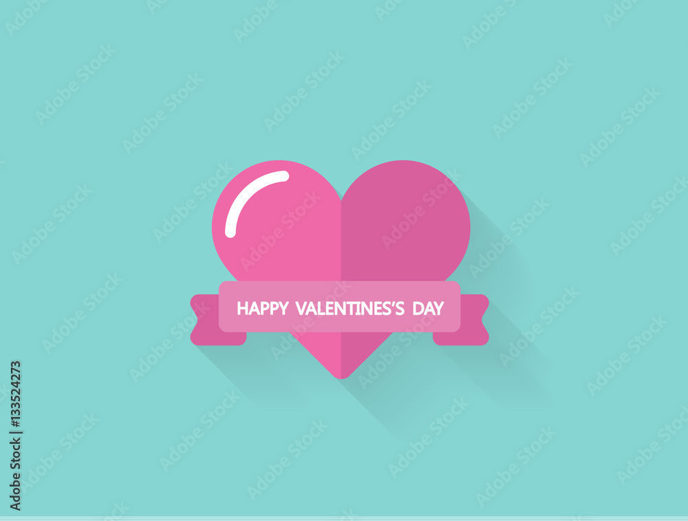 Purple Heart - Valentines Day Card Vector Design Purple Heart - Valentines Day Card Vector Design