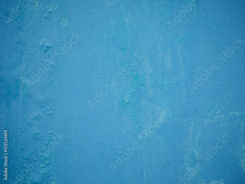old blue wall
