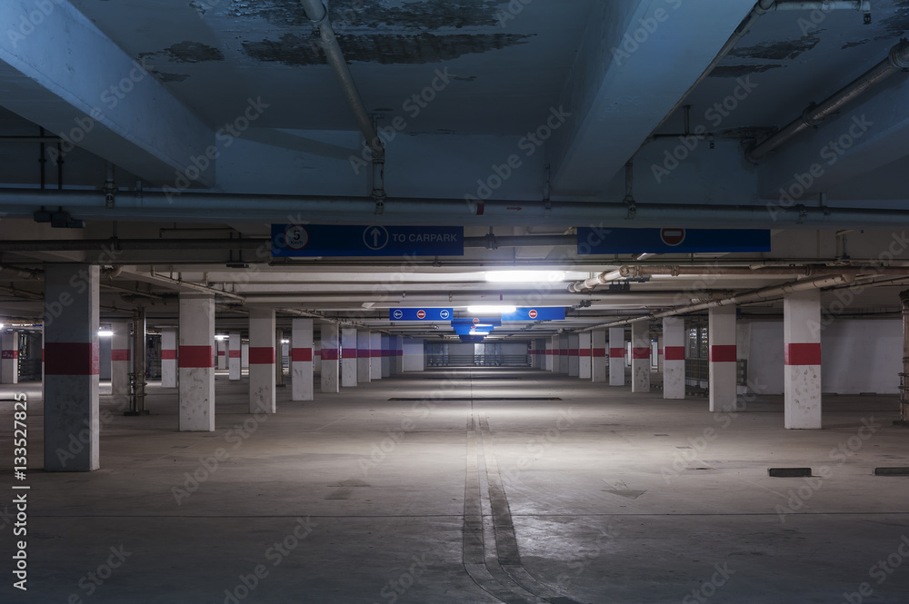 Empty parking garage Empty parking garage