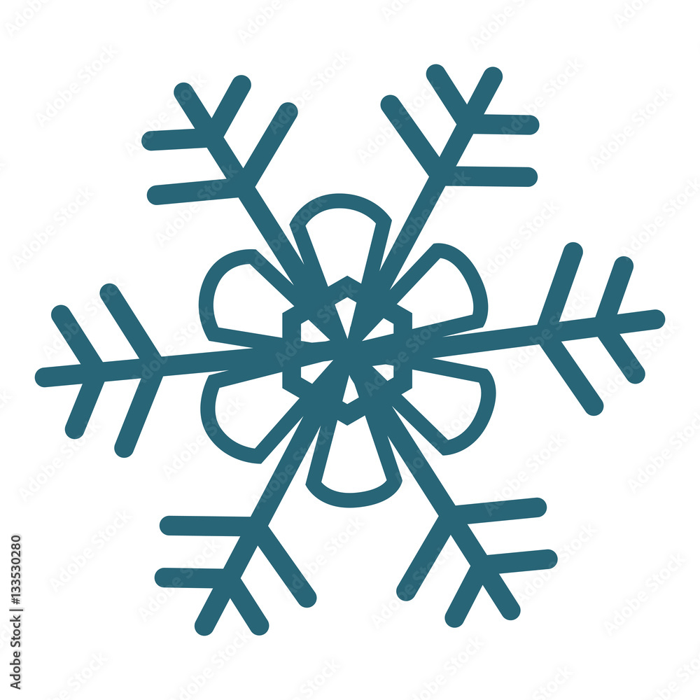 snowflake decorative isolated icon vector illustration design snowflake decorative isolated icon vector illustration design