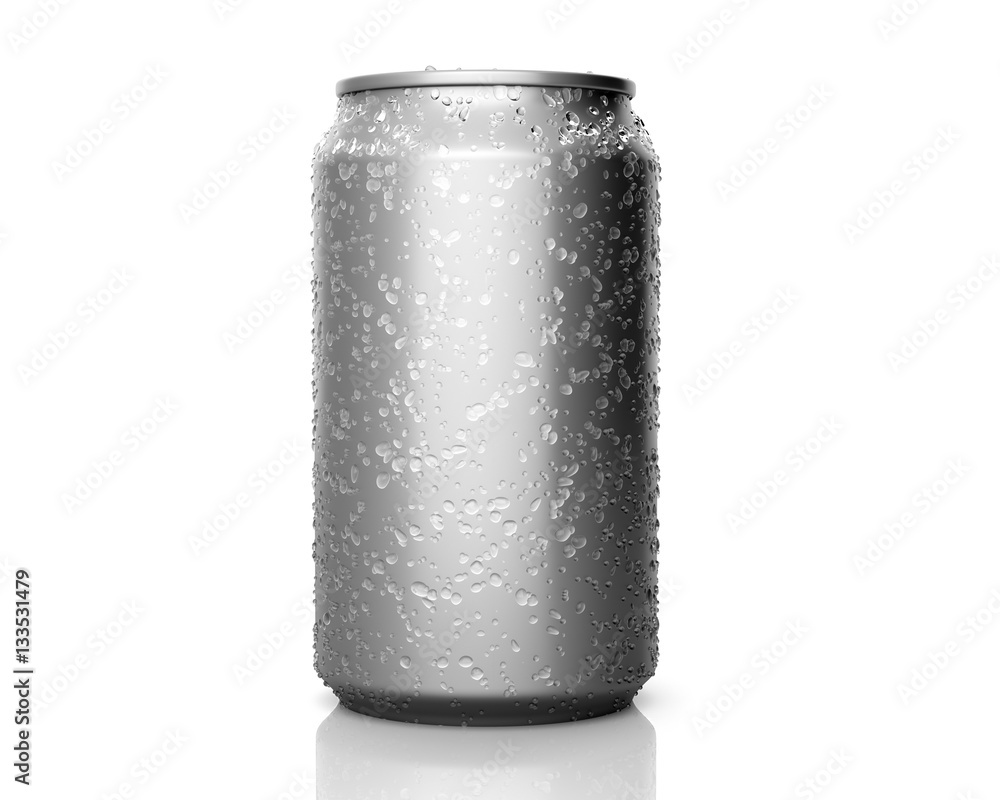 Beverage can with condensation Beverage can with condensation