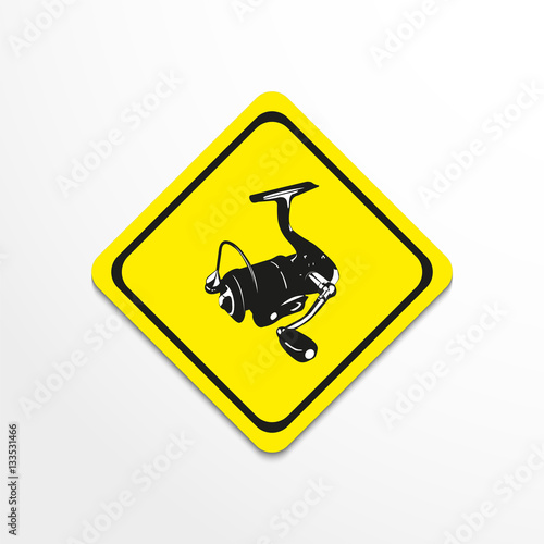 Fishing Reel. Vector illustration.