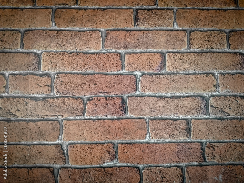 Fototapeta premium old vintage brick wall background