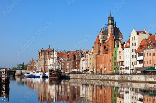 City of Gdansk Old Town Skyline