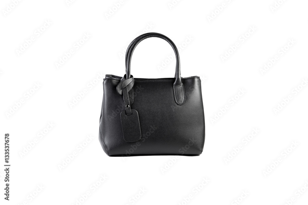 Black female bag on a white background, online catalog Black female bag on a white background, online catalog