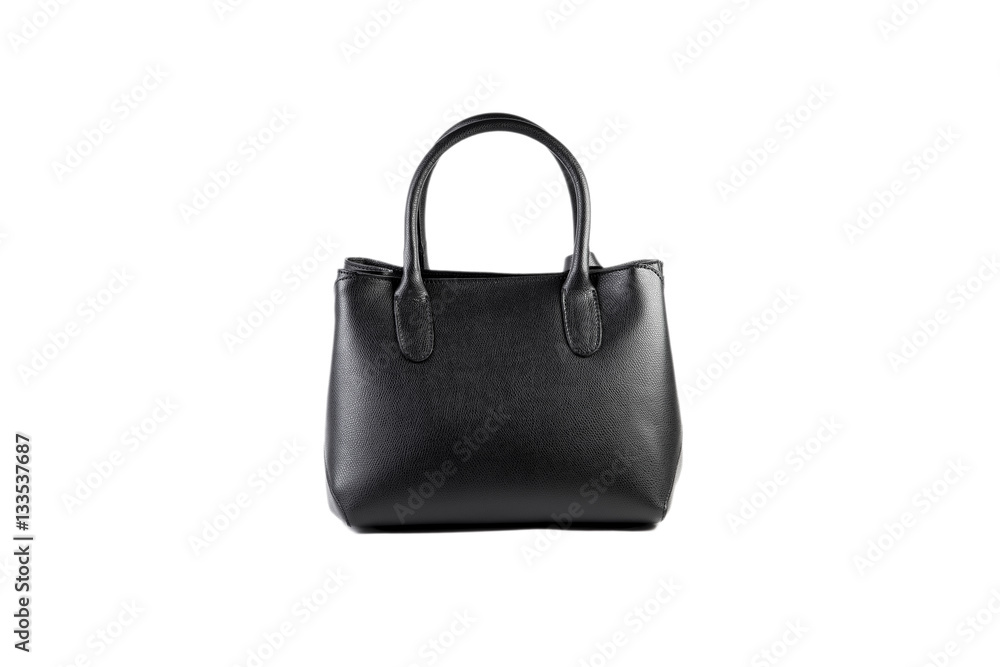 Black female bag on a white background, online catalog Black female bag on a white background, online catalog