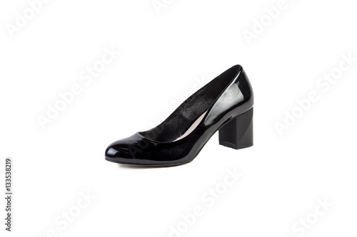 Spring shoes on a white background, online catalog