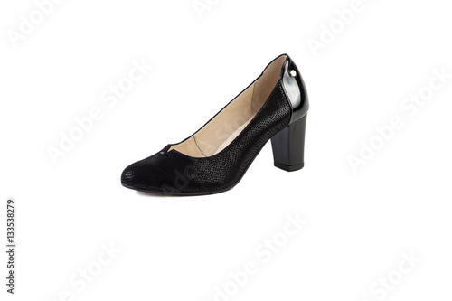 Spring shoes on a white background, online catalog