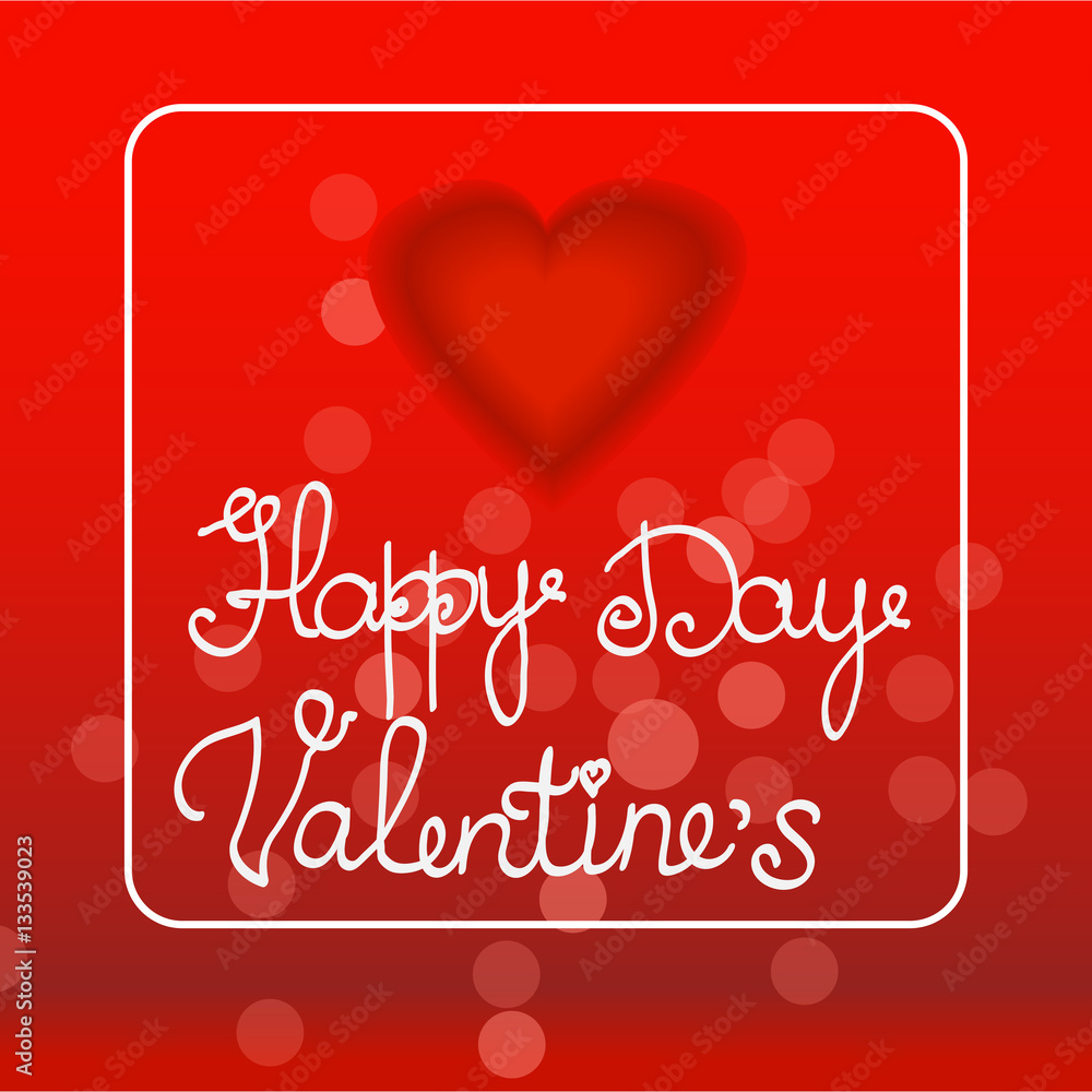 Naklejka premium Valentine's Day for decoration, bag, t-short, print.