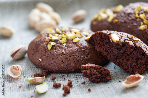 Obraz na płótnie chokolade cookies w salonie