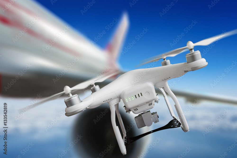 Aircraft passed just near drone and avoided collisions Aircraft passed just near drone and avoided collisions