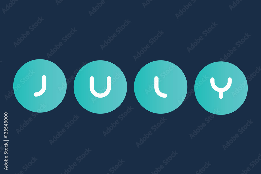 july-sign-with-dark-background-vector-illustration-stock-vector-adobe