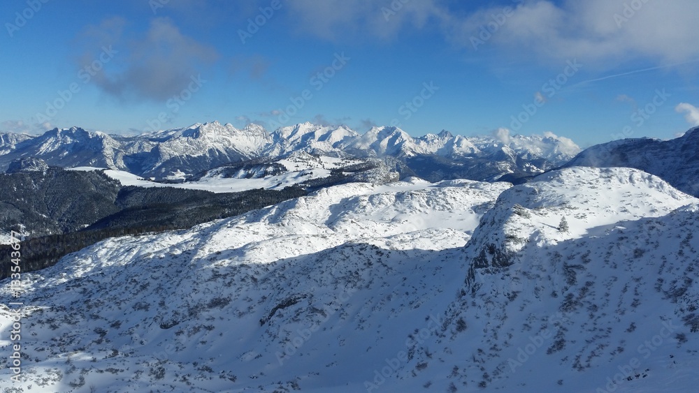 Alpen Panorama im Winter