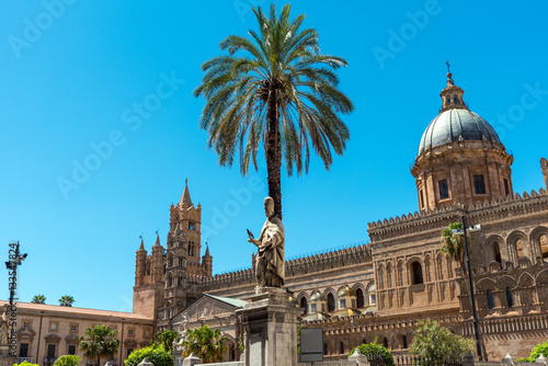The big cathedral of Palermo in Sicily, Italy