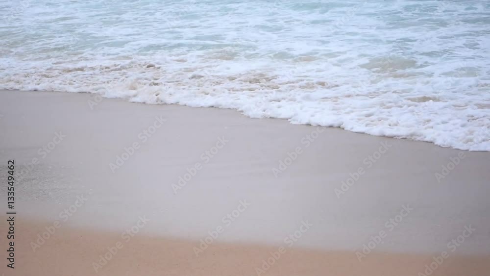Wave is falling on sand shore in slow motion. Seascape view of tropical beach. Cinematic natural background in Full HD footage 1920x1080
Wave is falling on sand shore in slow motion. Seascape view of tropical beach. Cinematic natural background in Full HD footage 1920x1080