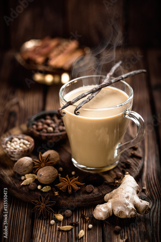 Konstfotografi masala chai tea