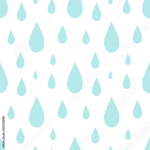 Rain seamless pattern