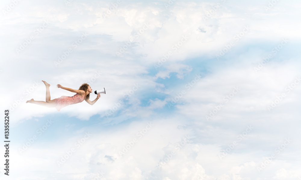 She is free to express herself She is free to express herself