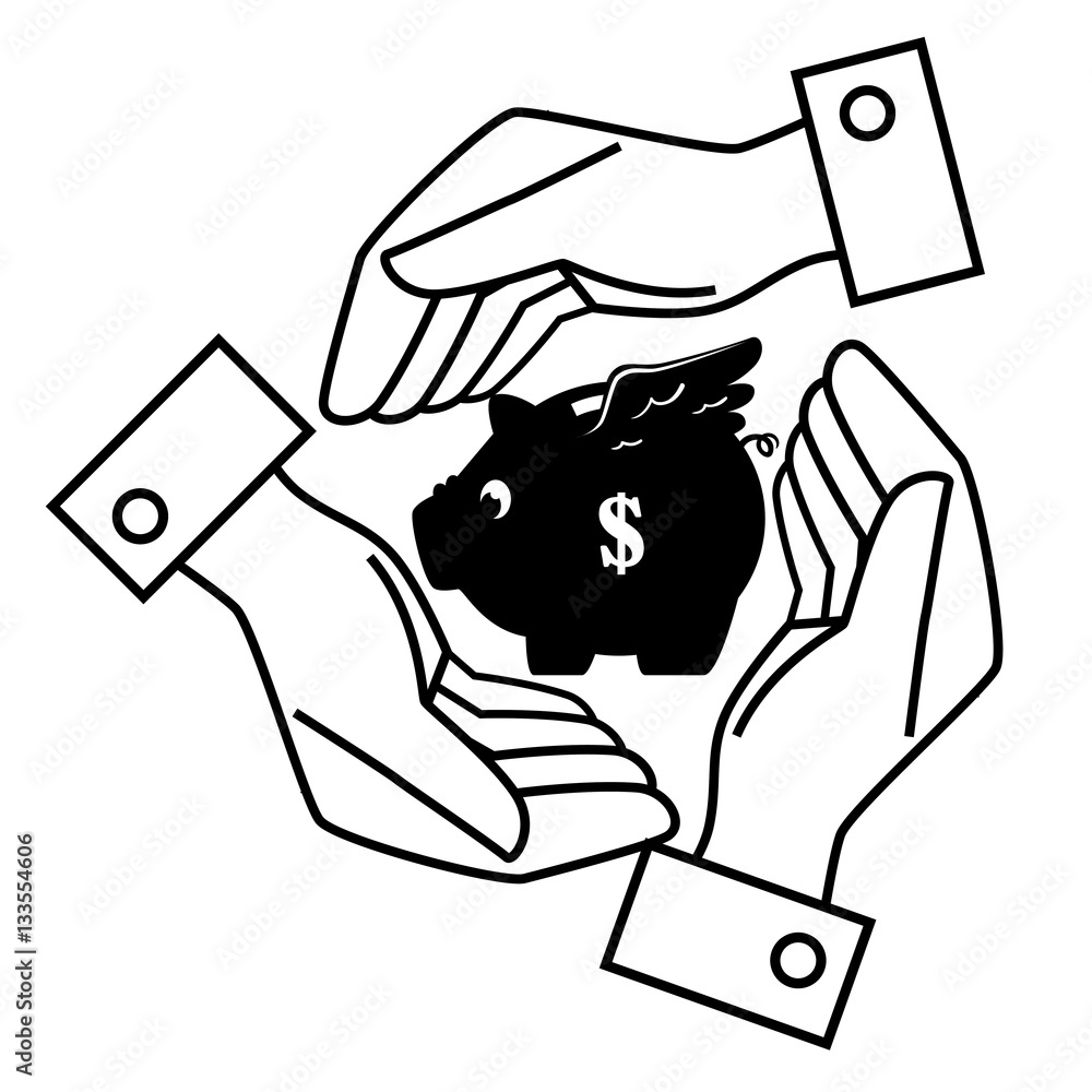 savings and money concept vector illustration design