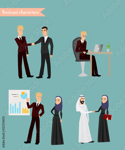 Arab Business People Meeting