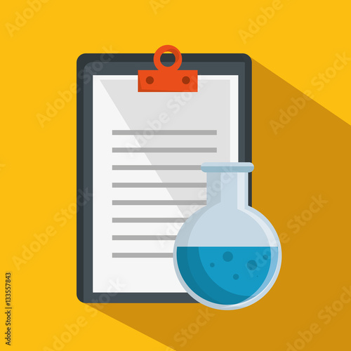 tube test isolated icon vector illustration design