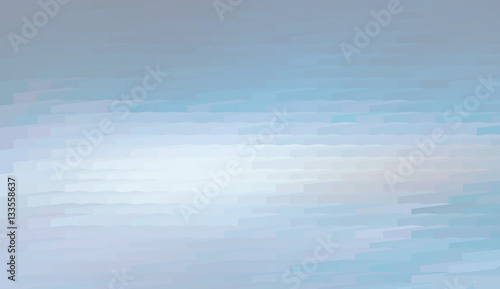 Abstract expressionism, fantastic azure blue landscape