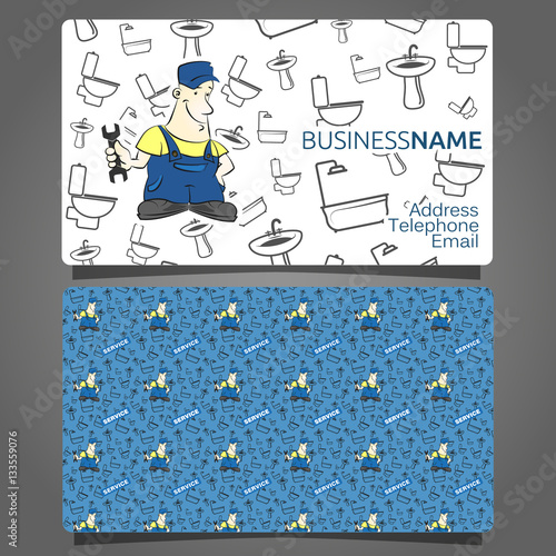 Business card plumber