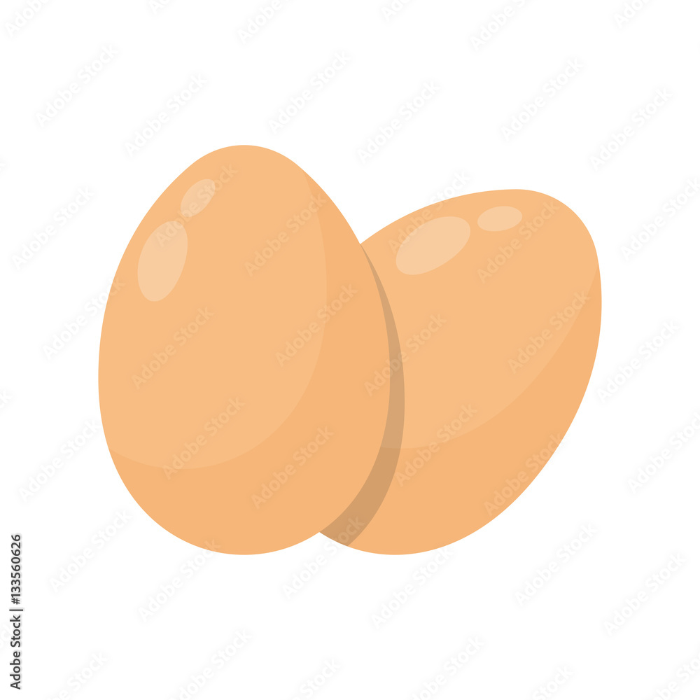Eggs Flat Icon Eggs Flat Icon