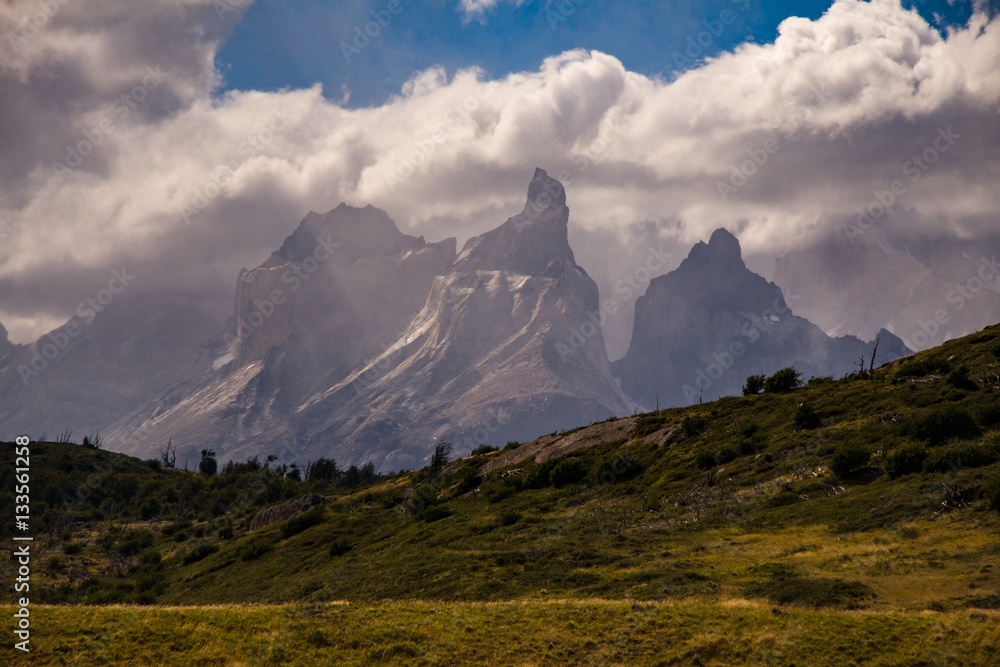 Torres del paine mountain view