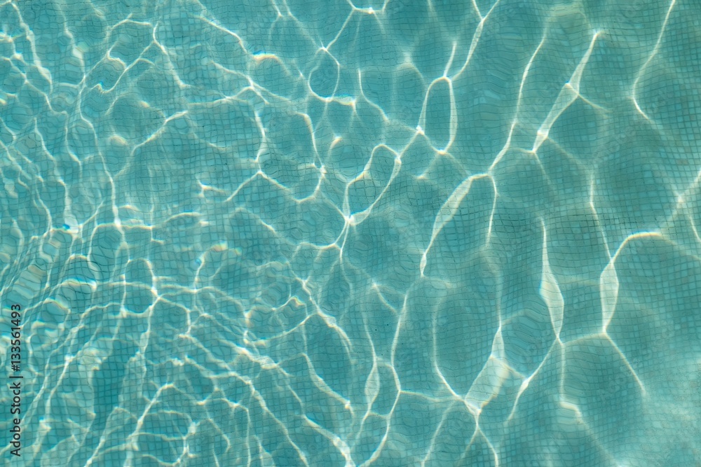 Texture water in a pool