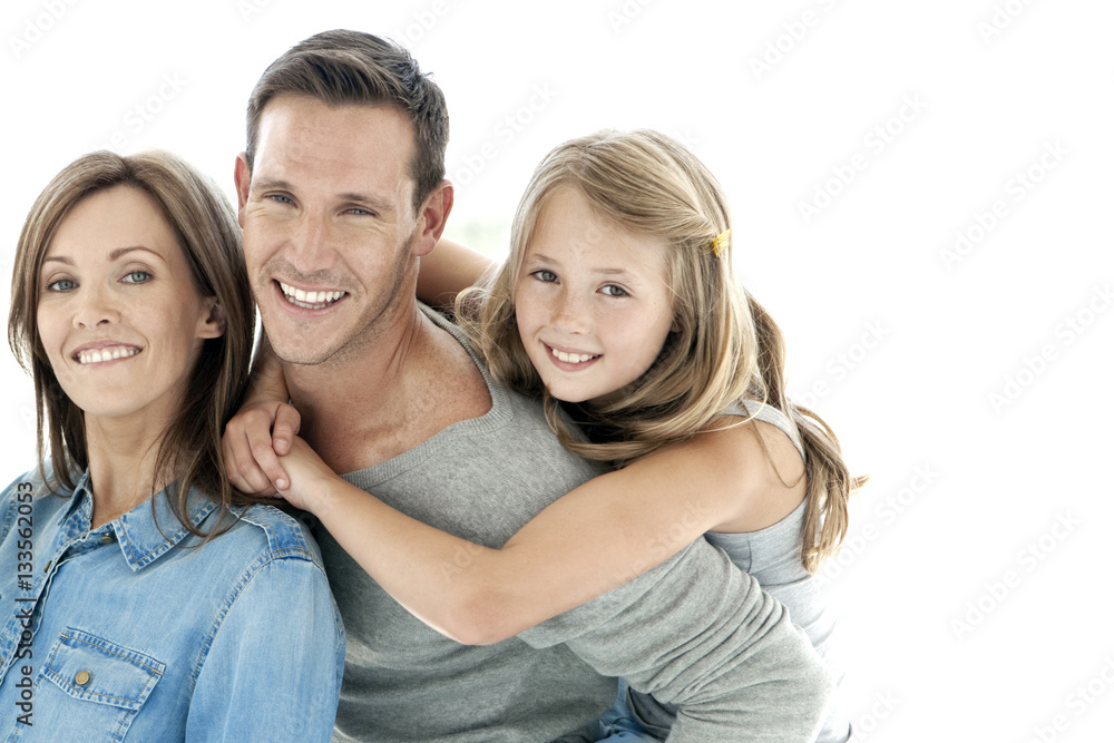 Parents proud of their daughter Parents proud of their daughter