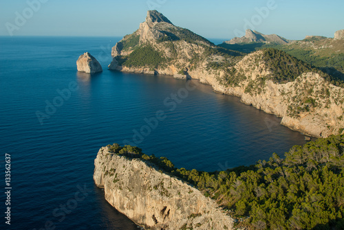 Panoramic view of Cabo de Formentor 