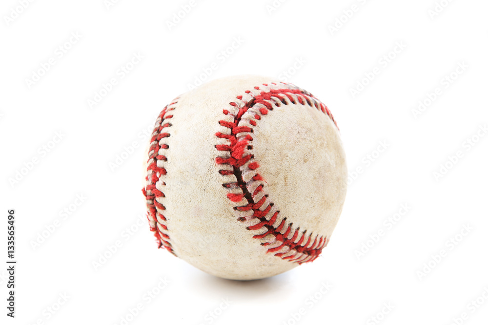 Old worn baseball Old worn baseball