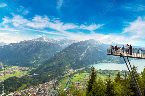 Observation deck in Interlaken photo