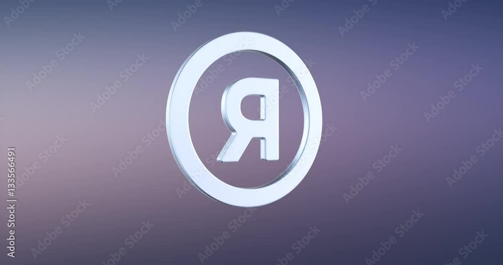 Animated Register Trademark Silver 3d Icon Loop Modules for edit with alpha matte
Animated Register Trademark Silver 3d Icon Loop Modules for edit with alpha matte