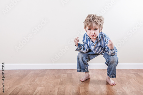 Φωτογραφία Little boy making a funny face