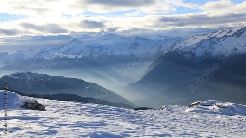 Wallpaper Mural Amazing mountain landscape of Dolomite Alps in Madonna di Campiglio (Five Lakes place). Italy
 Torontodigital.ca
