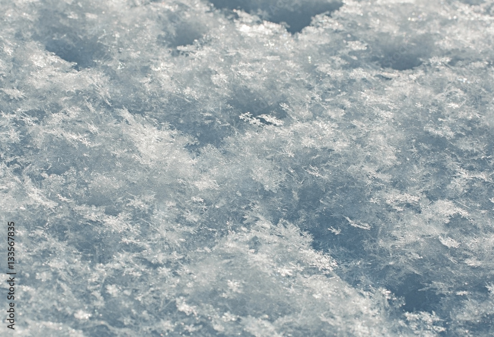 Snow detail structure background Snow detail structure background