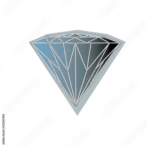 Shady Diamond Vector Illustration Logo Poster Animation Cartoon