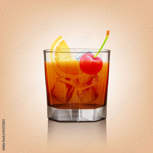 old fashioned cocktail