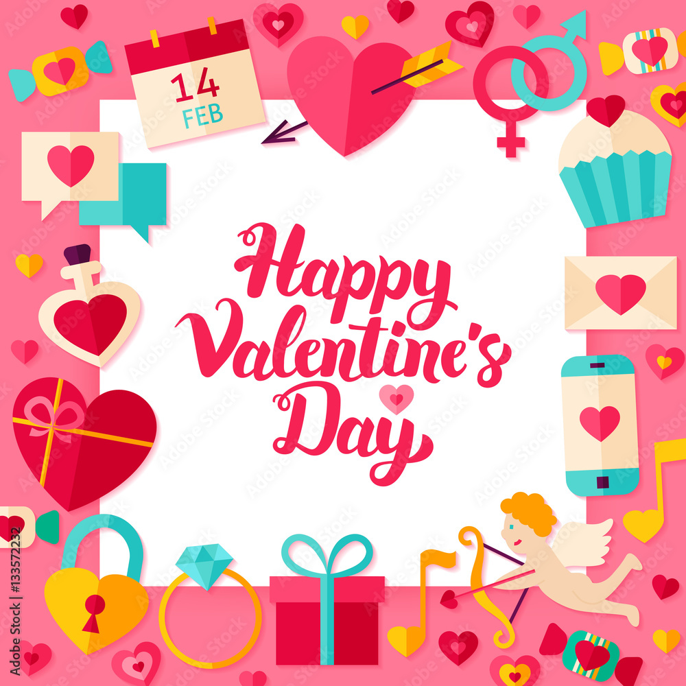 Valentines Day Paper Concept Valentines Day Paper Concept