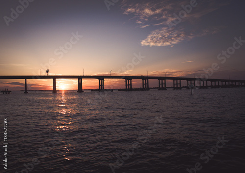 Sunset on the Calloosahatchee river in SW Florida © commandvan272