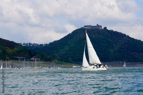 boats on the Edersee