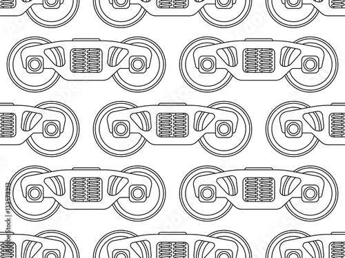 Railroad bogie pattern