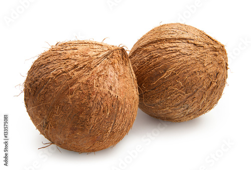 coconuts isolated