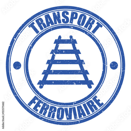 Logo transport ferroviaire.